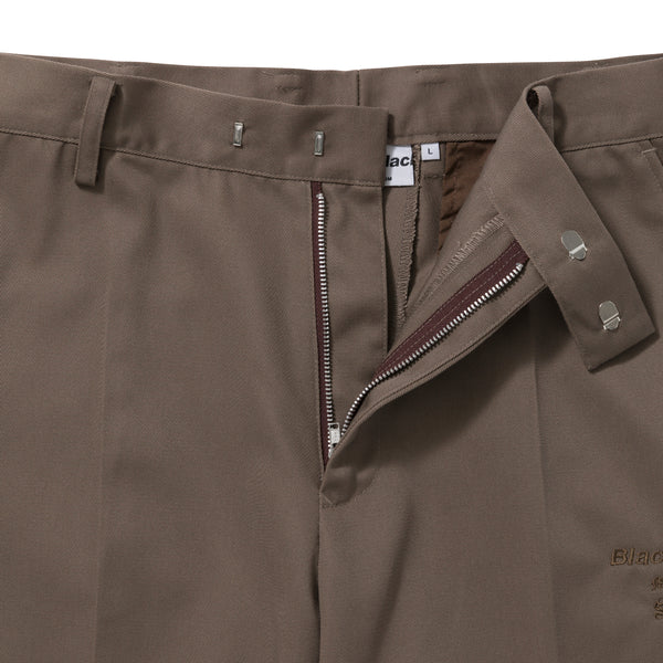 TAILORED CROPPED PANTS Manufactured by sulvam BROWN