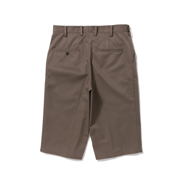 TAILORED CROPPED PANTS Manufactured by sulvam BROWN