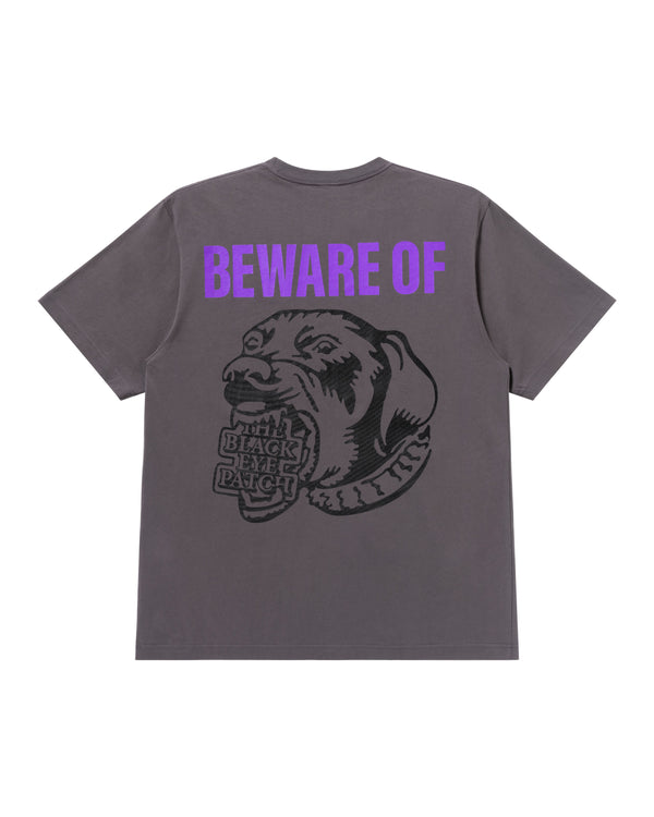 BEWARE OF BEP POCKET TEE CHARCOAL