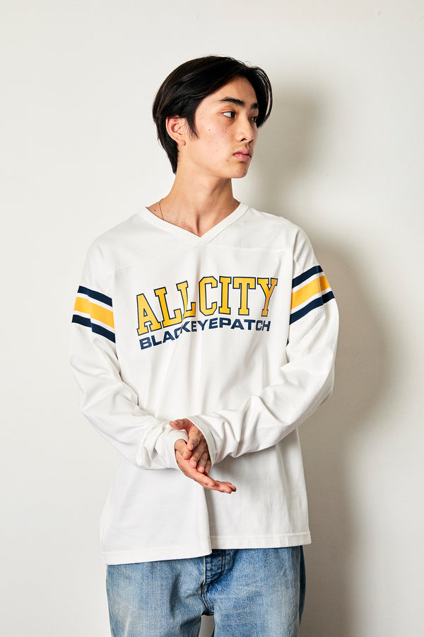 ALL CITY FOOTBALL Heavyweight T-Shirt, White